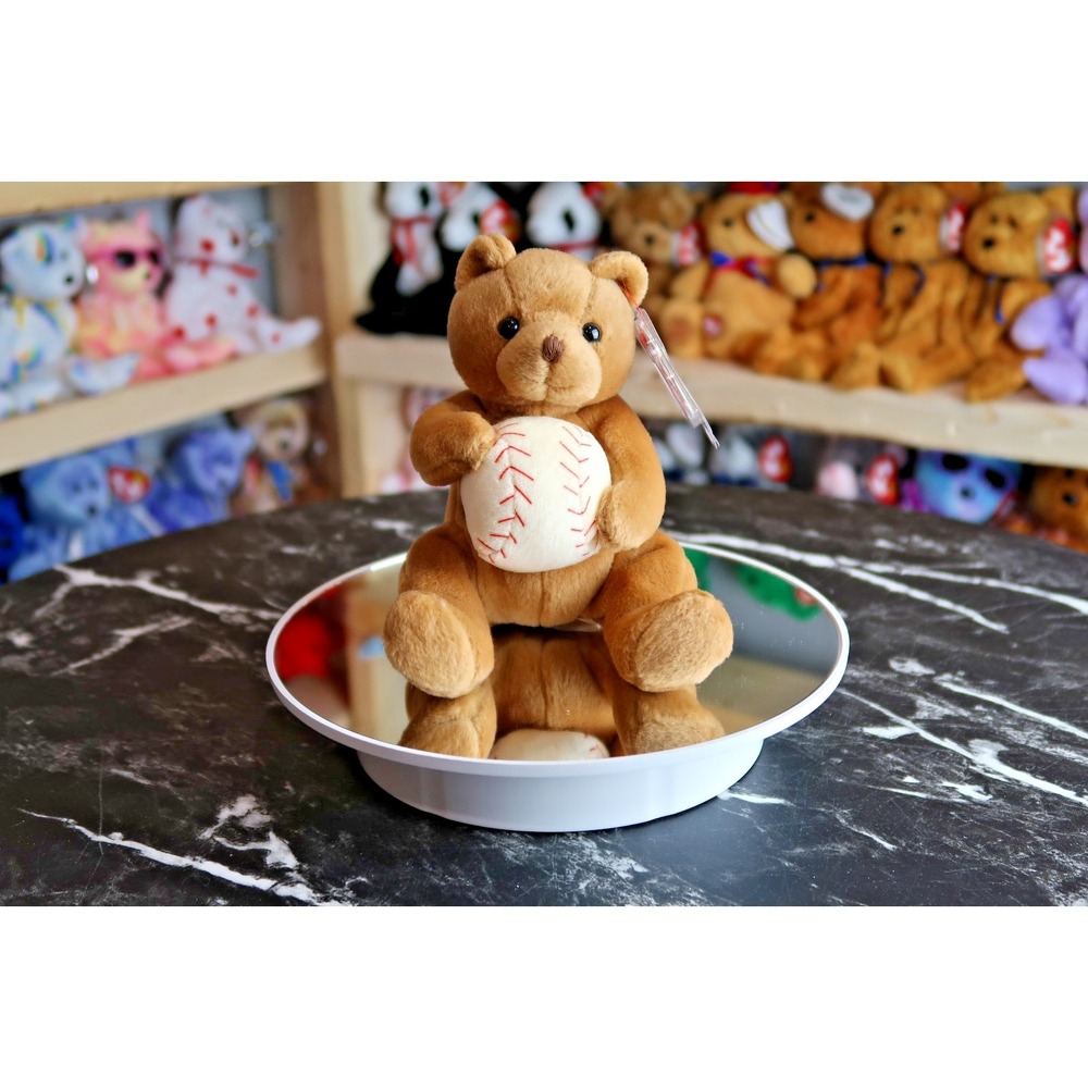 TY Beanie Baby - Shortstop the Baseball Bear | Tush Tag Issues | Vintage | Rare